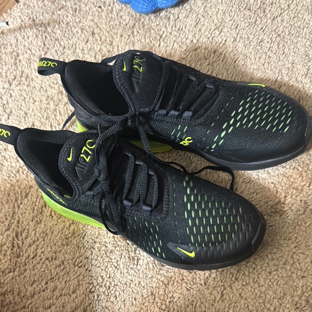 COPY - Nike Air Max 270 Black with Neon Green Accents